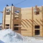Будівництво Дерев'яного Будинку Взимку